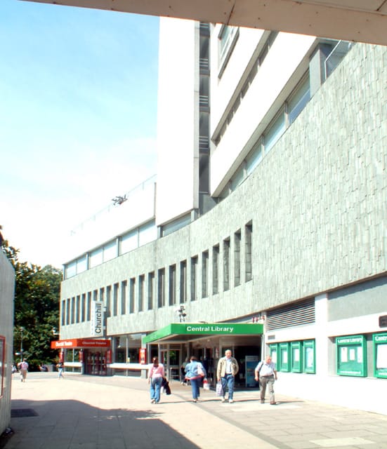 Bromley Central Library — Bromley Central Library and Churchill Theatre
