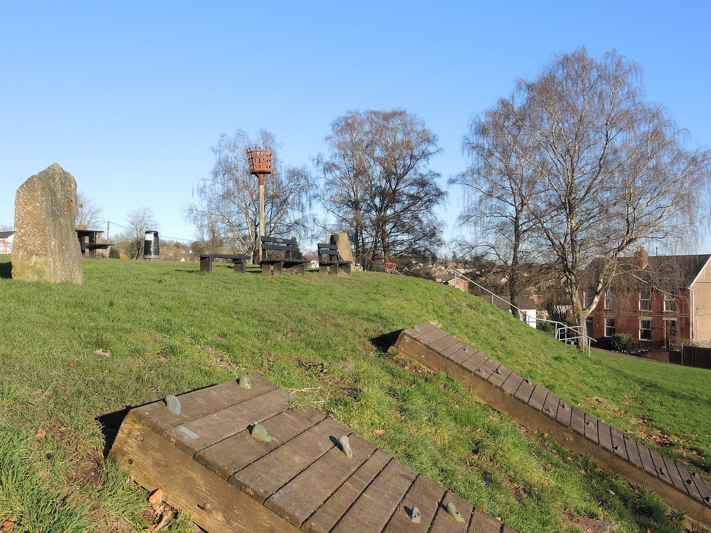 Primrose Hill Playground — Embankment of Primrose Hill