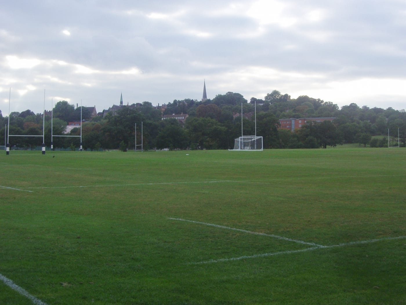 Harrow School Playing Fields — Harrow on the Hill from the school playing fields