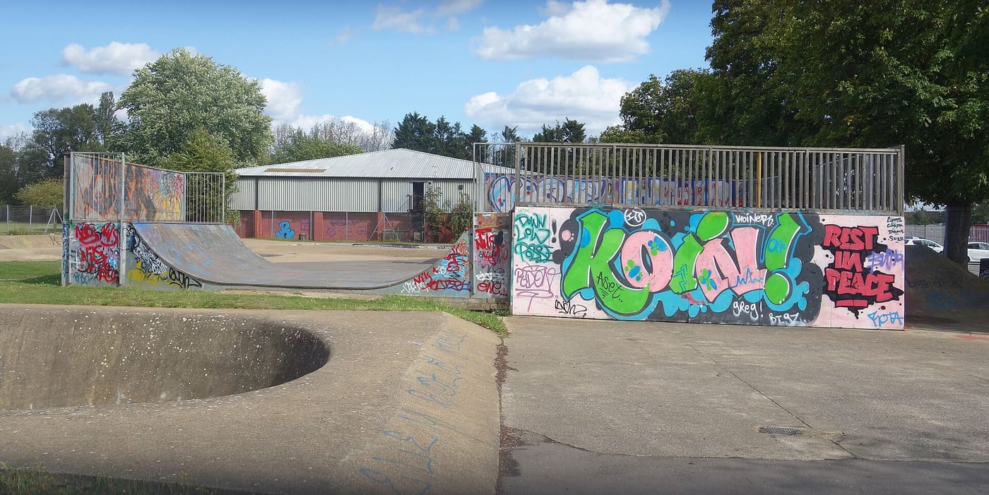 Harrow Skate Park — Graffiti on the Skate Park