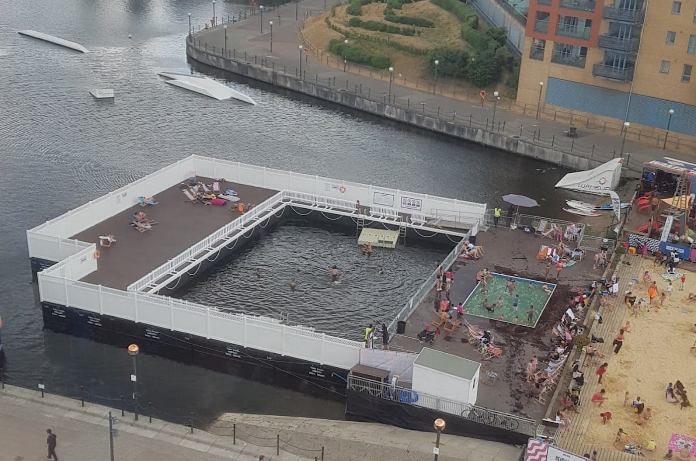 Royal Docks Summer Splash — Dock Beach