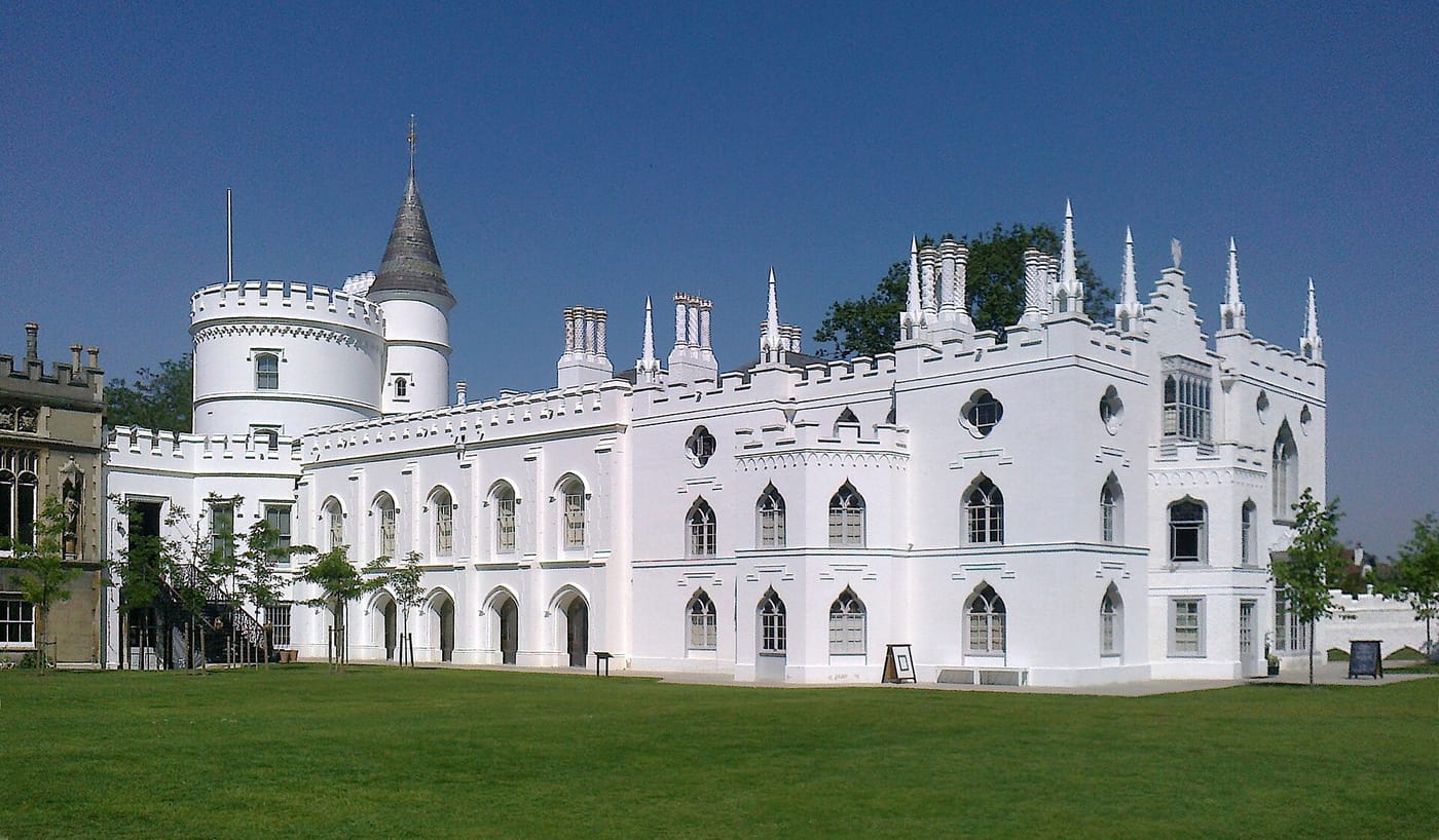 Strawberry Hill House & Garden — Strawberry Hill House from garden in 2012 after restoration